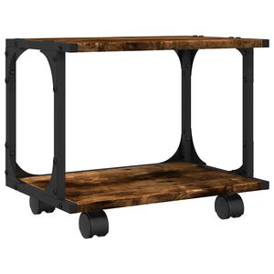 vidaXL Stojalo za tiskalnik sonoma hrast 41x28x33,5 cm inženirski les