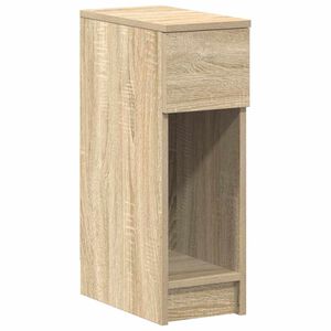 vidaXL Nočna omarica z predalom sonoma hrast 20x36x60 cm