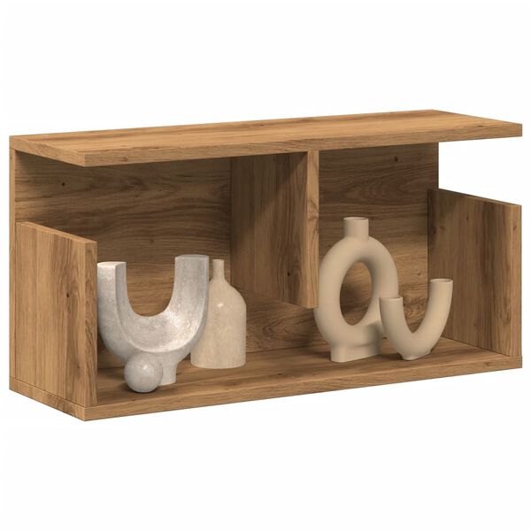 vidaXL Stenska omarica 60x20x30 cm artisian hrast inženirski les