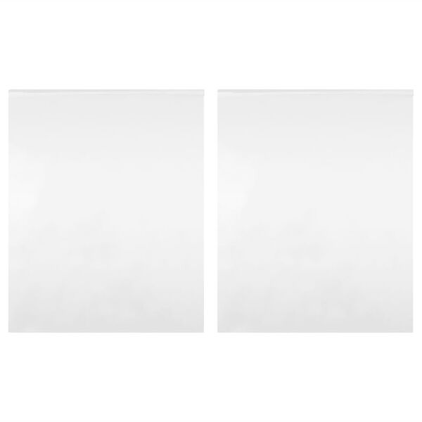 vidaXL Zrcalna folija 2 kosa samolepilna 60x200 cm PET