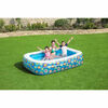 Bestway Napihljivi otroški bazen moder 229x152x56 cm
