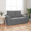 vidaXL Sofa postelja 60cm Temno siva Žamet