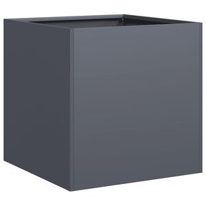 vidaXL Sadilnik antracit 40x40x40 cm Hladno valjano jeklo