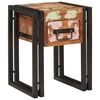 vidaXL Stranska miza s predalom 30 x 30 x 40 cm Trdna obnovljena les