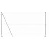 vidaXL Steber ograje. srebrna 50 x 1,2 m (50 mm mreža) Jeklo