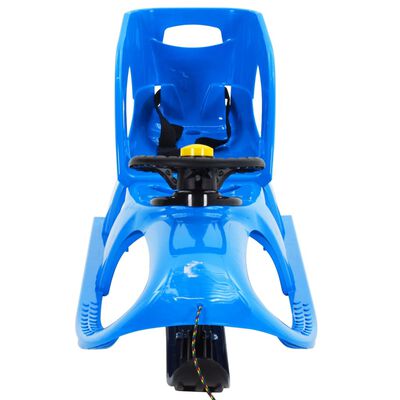 vidaXL Sani s sedežem in volanom modre 102,5x40x23 cm polipropilen