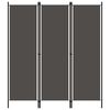 vidaXL Paravan 3-delni antraciten 150x180 cm