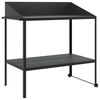 vidaXL Stojalo za rastline antracit 100x54,5x100 cm pocinkano jeklo