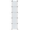 vidaXL Modularna omara s 14 predelki bela 37x146x180,5 cm
