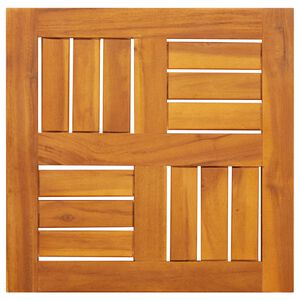 vidaXL Mizna plo&scaron;ča 40x40x2 cm kvadratna trdna bukovina