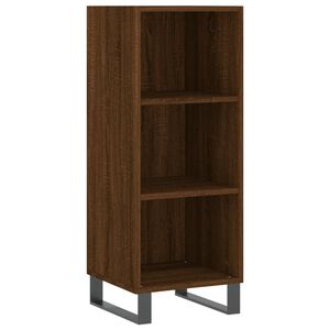 vidaXL Komoda rjavi hrast 34,5x32,5x90 cm inženirski les