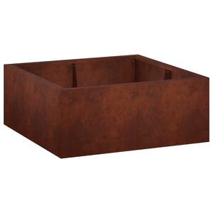 vidaXL Zadrževanje stene 4 kos 100 x 100 x 40 cm Rjav
