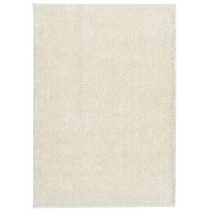 vidaXL Preproga ISTAN visoka vlakna sijoč videz krem 120x170 cm