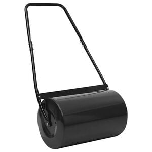 vidaXL Valjar za travo črn 63 cm 50 L