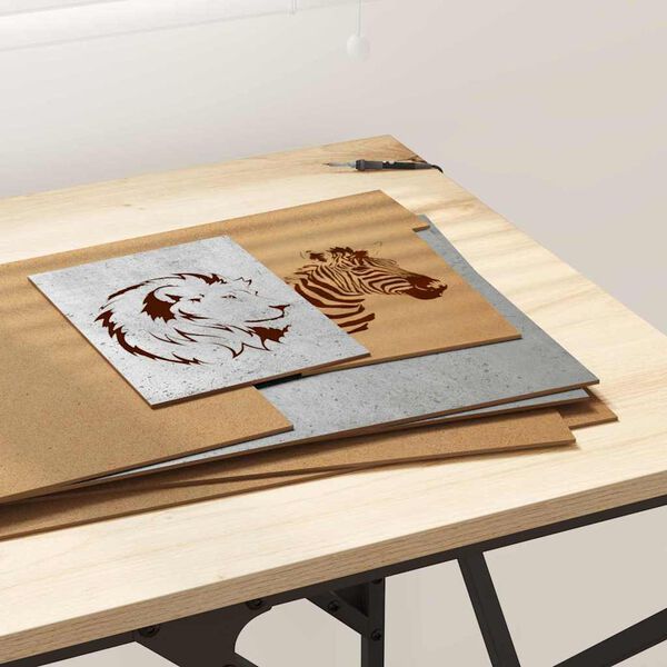 vidaXL Dekorativni paneli 12 pcs Betonsko siva 30 x 42 x 0.3 cm