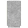 vidaXL Komoda betonsko siva 80x34x75 cm inženirski les