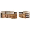 vidaXL Sedežne garniture 6 pcs Masiven les akacije