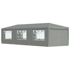 vidaXL Zabavni &scaron;otor 900 x 300 x 255 cm Svetlo siva PE in jeklo