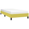 vidaXL Posteljni okvir zelen 90x200 cm blago