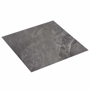 vidaXL Deske za talne obloge Črna in bela 5,11 m&sup2; 55 kos PVC