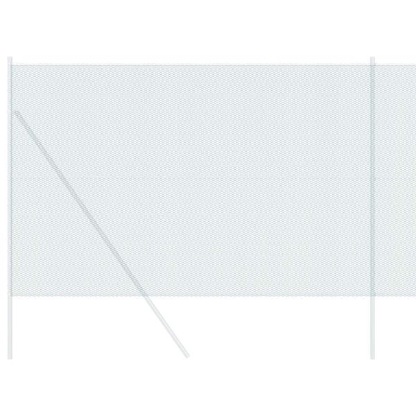 vidaXL Šesterokotna ograja Zelena 1,5 x 50 m PVC