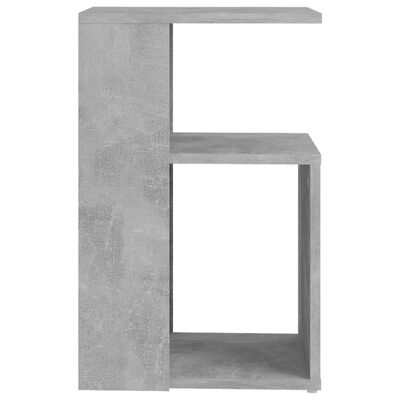 vidaXL Stranska omarica betonsko siva 36x30x56 cm iverna plošča