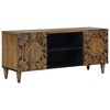 vidaXL TV omarica Rjava 105 x 33,5 x 46 cm Masiven les manga
