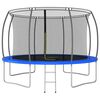 vidaXL Trampolin komplet okrogel 366x80 cm 150 kg
