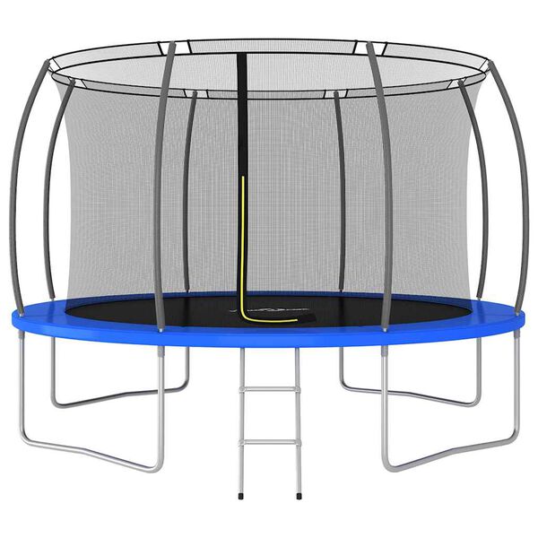 vidaXL Trampolin komplet okrogel 366x80 cm 150 kg