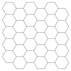 vidaXL &Scaron;esterokotna plo&scaron;čica 50 pcs Bela siva 30 x 30 cm