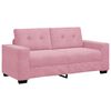 vidaXL Dvosed roza 180x77x82 cm žamet