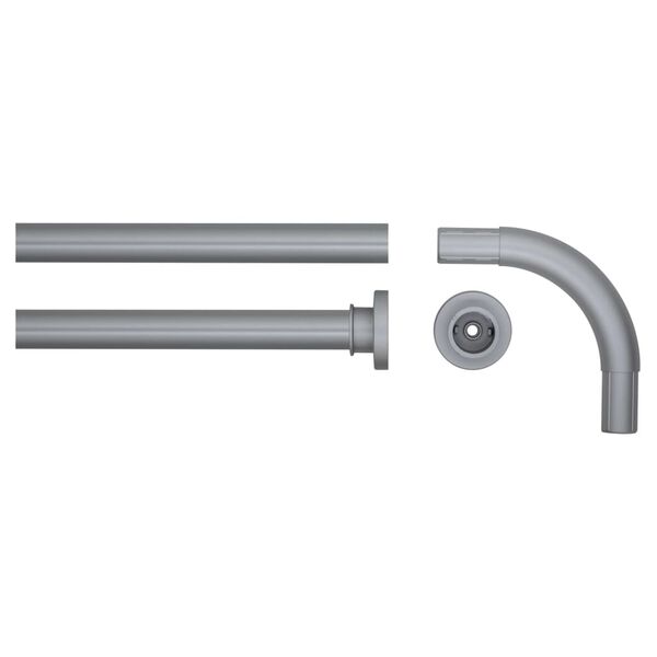 Sealskin Kotna palica za tu&scaron; zaveso 90x90 cm mat siva