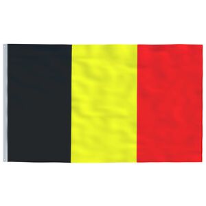 vidaXL Belgijska zastava 90x150 cm