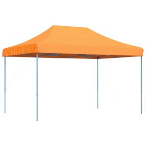 vidaXL Zabavni &scaron;otor 279 x 410 x 315 cm Oranžna Oxford tkanina