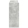 vidaXL Regal za čevlje betonsko siv 80x25x62 cm inženirski les