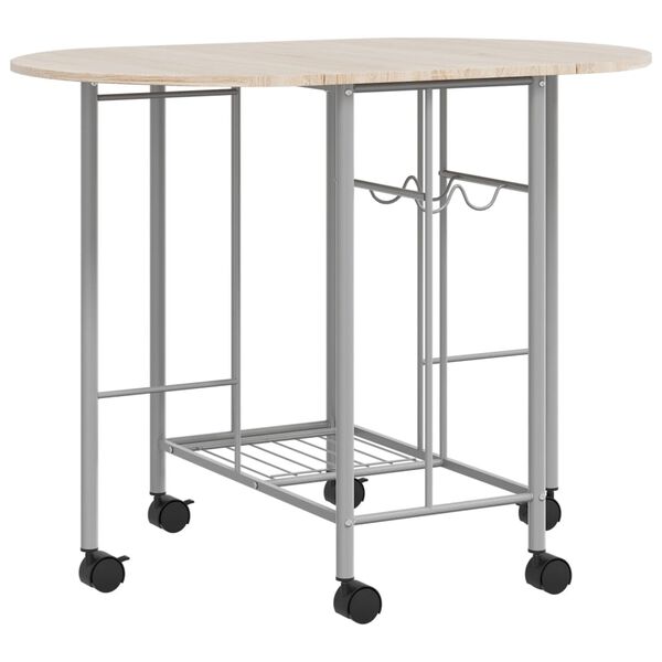 vidaXL Zložljiva jedilna garnitura 5-delna MDF