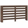 vidaXL Pokrov za radiator rjav hrast 149x20x82 cm inženirski les