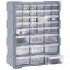 vidaXL Organizator z 39 predali 38x16x47 cm