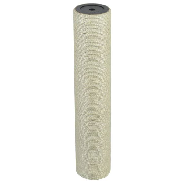 vidaXL Mačji praskalnik 8x40 cm 10 mm bež