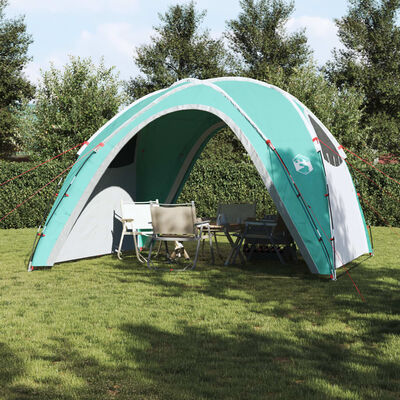 vidaXL Vrtni šotor zelen 360x360x219 cm 190T taft
