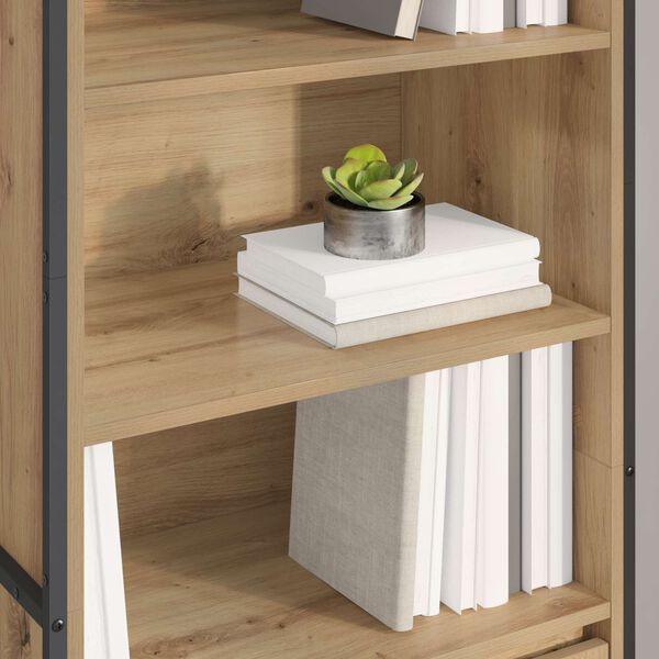 vidaXL Visoke omare 2 pcs Oreh 60 x 36 x 200 cm Konstruiran les