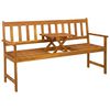vidaXL Vrtna klop 158 x 55 x 89 cm Masiven les akacije Naravna
