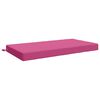 vidaXL Blazina za sedež SOEST 100% poliester Roza 120 x 80 x 10 cm