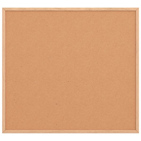 vidaXL Plutovinasta tabla z okvirjem iz masivnega borovega lesa 60x55 cm
