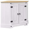 vidaXL Stojalo za akvarij CORONA Bela 70 x 70 x 73 cm 300 kg