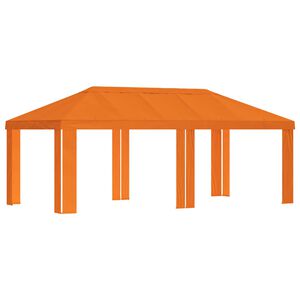vidaXL Pokrov za gazebo 6 x 3 m Oranžna Poliester 190