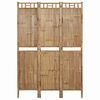 vidaXL Paravan 3-delni iz bambusa 120x180 cm