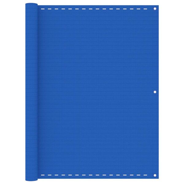 vidaXL Balkonsko platno modro 120x600 cm HDPE