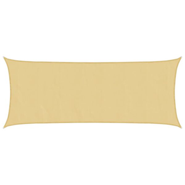 vidaXL Senčno jadro pe&scaron;čeno 5x2 m 100 % poliester oxford