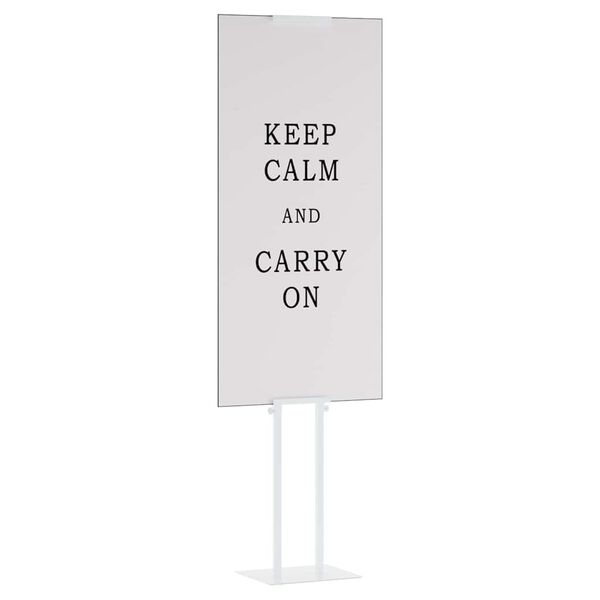 vidaXL Razstave na sejmih Bela 30 x 23,5 x 210 cm Jeklo